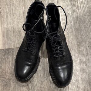 Coach Black Leather Men's Henry Boot Size 9 EURO 41